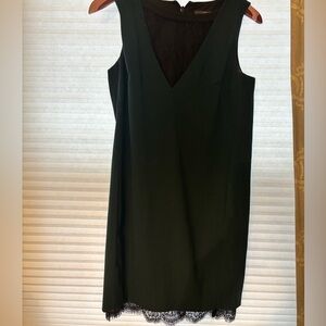 Next Black lace and green dress